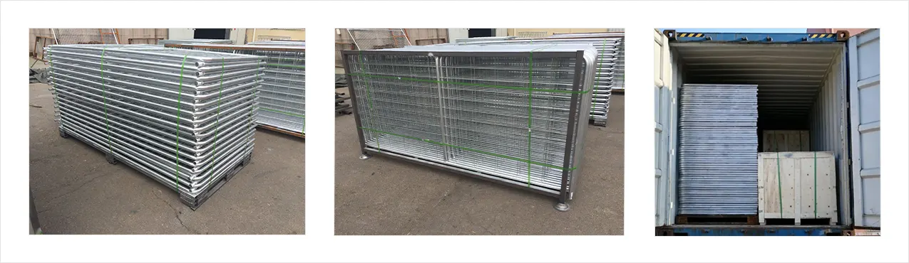 Metal Gradient Mesh Infill M-Stay Farm Gate Packing and Shipping